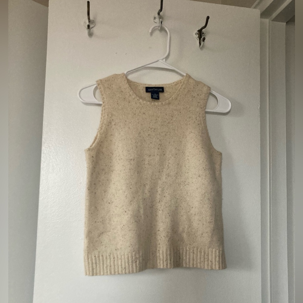 Ann Taylor cashmere sweater vest